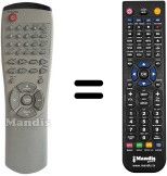 Replacement remote control Samsung AH59-00063B Replacement remote control Samsung AH59-00063B