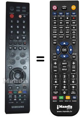 Replacement remote control Samsung BN5900602A Replacement remote control Samsung BN5900602A