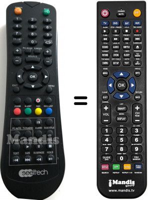 Replacement remote control SEELTECH STD22-15DB4