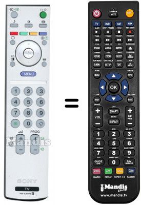 Replacement remote control RM-EA006
