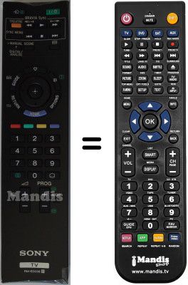 Replacement remote control Sony KDL-40EX600