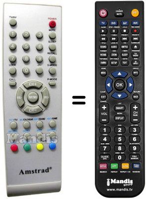 Replacement remote control Amstrad LCT1505