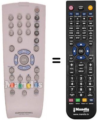 Replacement remote control REMCON1038