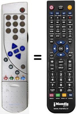 Replacement remote control Goodmans TP 910 C