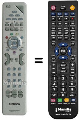 Replacement remote control Thomson RCT615TMLM1 Replacement remote control Thomson RCT615TMLM1