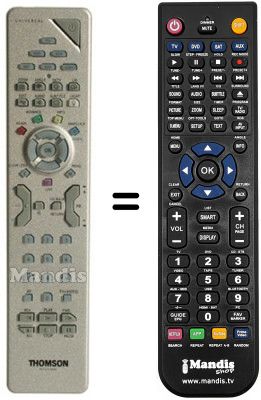 Replacement remote control Thomson DTH8550E-VCR-DVD-HDD Replacement remote control Thomson DTH8550E-VCR-DVD-HDD