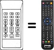 Replacement remote control RCT4503S