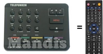 Replacement remote control RC1193S