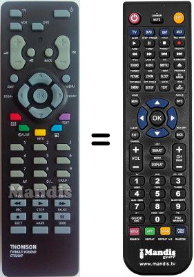 Replacement remote control Thomson 52RW610S Replacement remote control Thomson 52RW610S