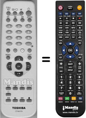 Replacement remote control CT-90179 Replacement remote control CT-90179