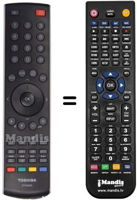 Replacement remote control Toshiba 32RV675D Replacement remote control Toshiba 32RV675D