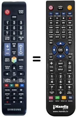 Replacement remote control Samsung UE40ES6200