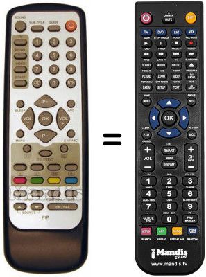 Replacement remote control REMCON292