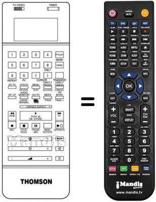 Replacement remote control REMCON331 Replacement remote control REMCON331