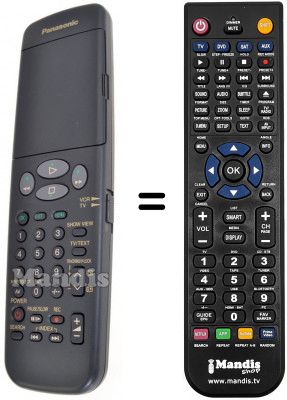 Replacement remote control Panasonic VEQ2055