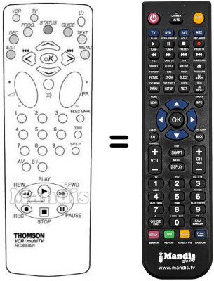 Replacement remote control REMCON1054 Replacement remote control REMCON1054