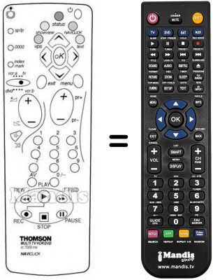 Replacement remote control REMCON334 Replacement remote control REMCON334