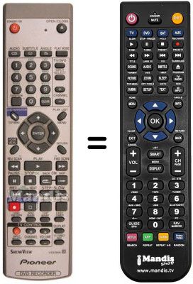 Replacement remote control REMCON1168