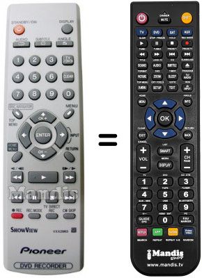 Replacement remote control VXX2983