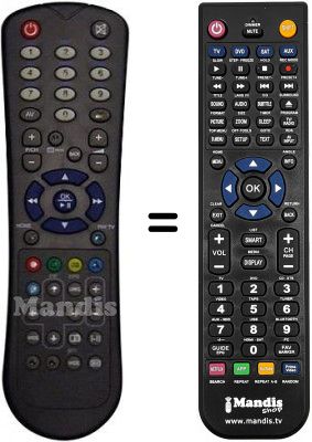 Replacement remote control RC1242