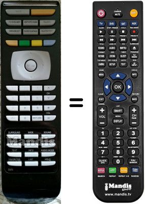 Replacement remote control VOXSON 84N