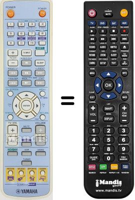 Replacement remote control Yamaha DVRS120