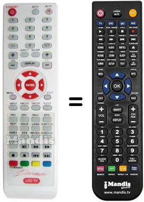 Replacement remote control REMCON896