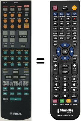 Replacement remote control Yamaha RAV254