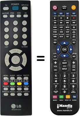 Replacement remote control LG M1921A