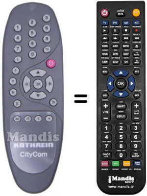 Replacement remote control Kathrein UFD554