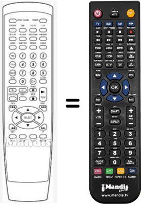 Replacement remote control Aeg 2002P
