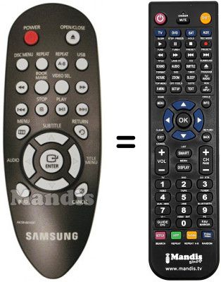 Replacement remote control Samsung AK59-00103F