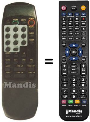 Replacement remote control Fenner FSAT3