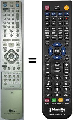 Replacement remote control LG RH199HS