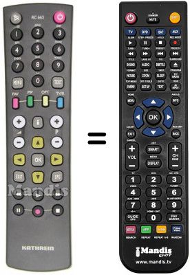 Replacement remote control RC143603 / 00