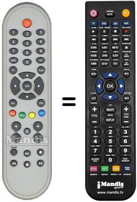 Replacement remote control Triax DVB152