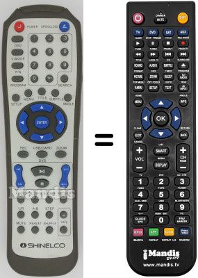 Replacement remote control Amstrad DX4015