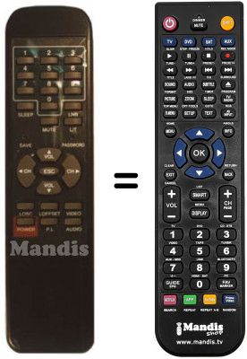 Replacement remote control Strong SRT332LT