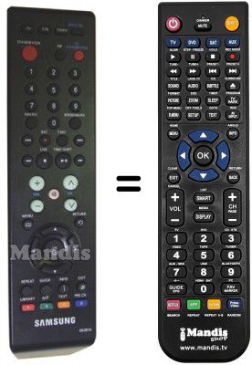 Replacement remote control Samsung MF59-00287A Replacement remote control Samsung MF59-00287A