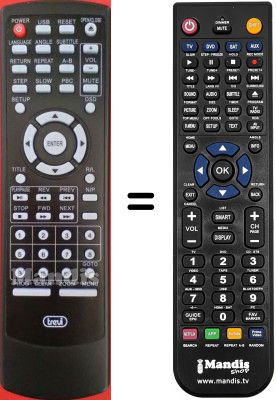 Replacement remote control Trevi 9412