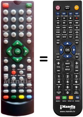 Replacement remote control Trevi HD3385TT