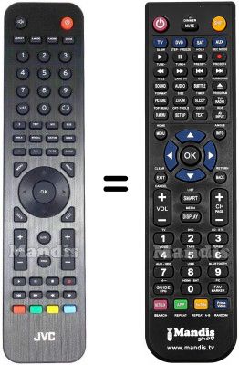 Replacement remote control HVS57410