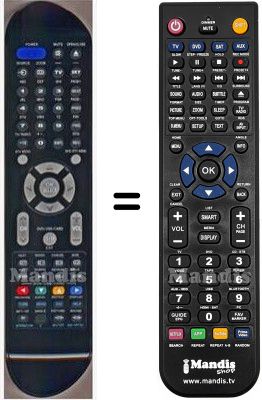 Replacement remote control HVS57517