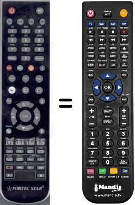 Replacement remote control WHV15261W