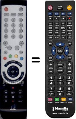 Replacement remote control WHV15754W