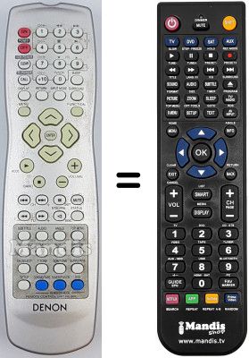 Replacement remote control HVS54675