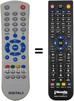 Replacement remote control XK-97685 Replacement remote control XK-97685