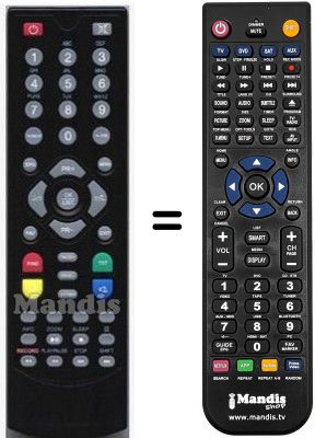 Replacement remote control HVS53452