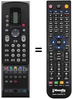 Replacement remote control HVS54963