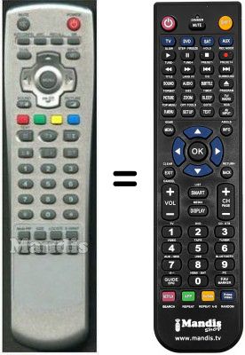 Replacement remote control HVS54014